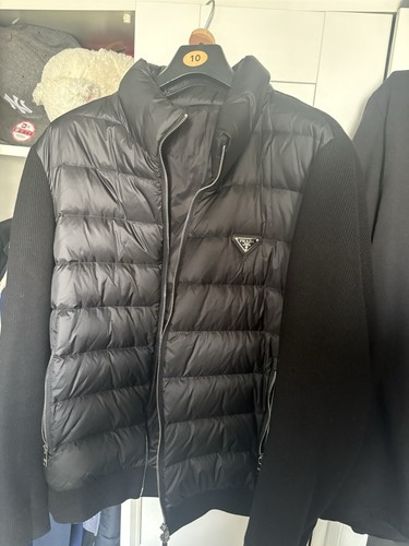 Prada quilted jacket size - jacket,