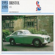 1953-1955 BRISTOL 404 Classic Car Photo/Info Maxi Card