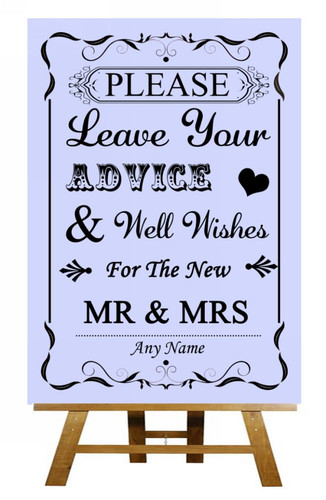 Lilac guest book - book, wish