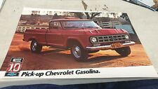 1982 CHEVROLET PICKUP PETROL Brazil Market Sales Leaflet  VERY RARE 