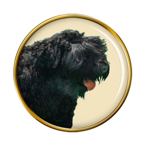 Black russian terrier dog - black,