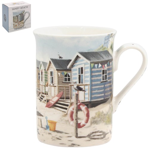 Coffee mug sandy beach coastal - coffee,