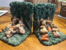 Vintage Bunny Rabbit Bookends