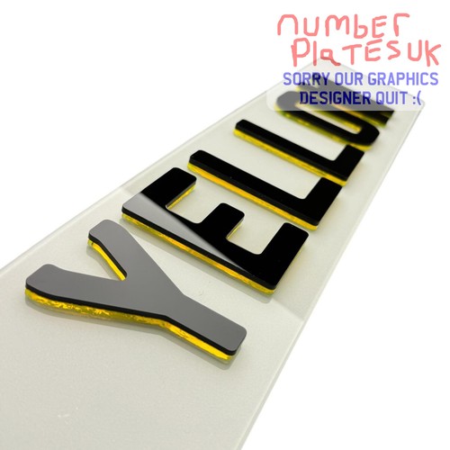 Neon yellow number plates - neon,