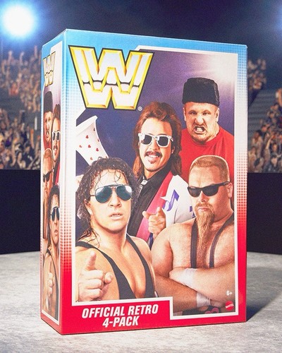 Mattel wwe retro bundle wave - wwe, 2
