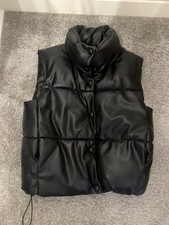 ZARA Black Padded Faux Leather