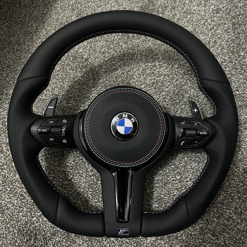 Bmw leather flat bottom - bmw,