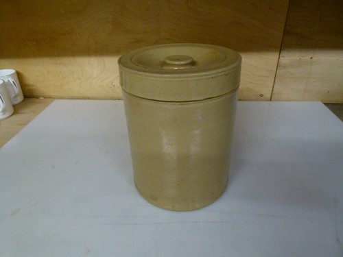 Large stoneware kitchen crok - large, /