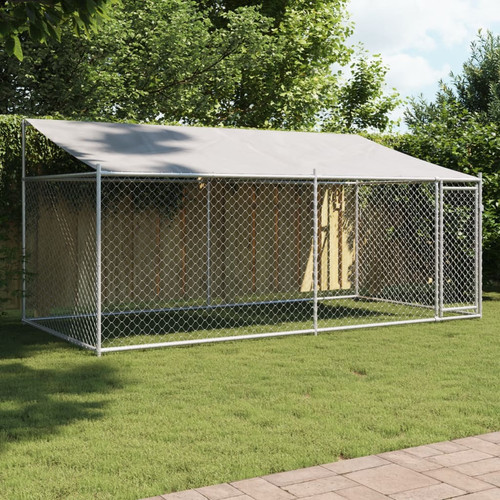 Dog cage with - roof, and