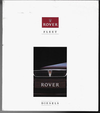 Rover Diesel Range 1994 UK Fleet Market Brochure Metro Montego 200 400 800