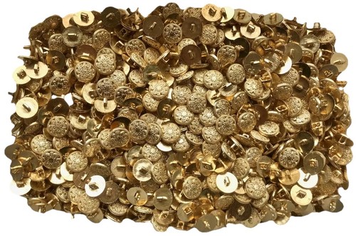 Buttons 12mm 20l small gold - 20l,