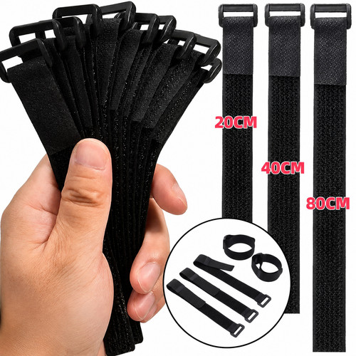20mm black straps reusable - 20mm,