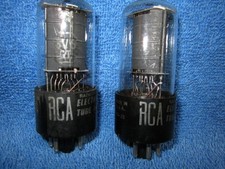 Matched Pair 1959 6V6GT RCA