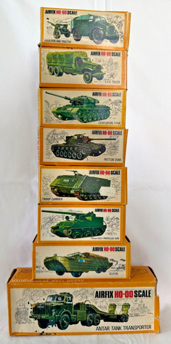 Airfix 8 military - airfix, ho-oo