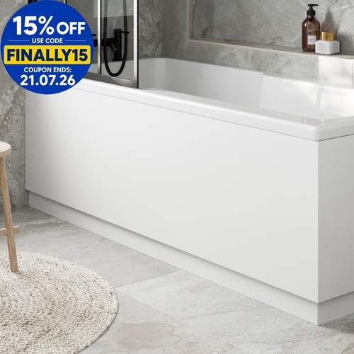 Modern bathroom 1800mm front - bathroom,