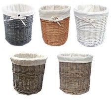 Wicker round waste paper - wicker,