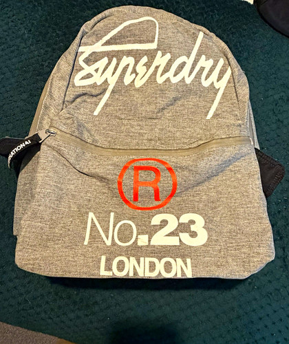 Superdry grey logo daypack - superdry,