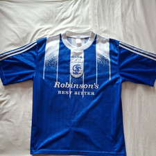 Genuine 1996/97 Adidas Stockport County Home Shirt Not A modern replica. Size L