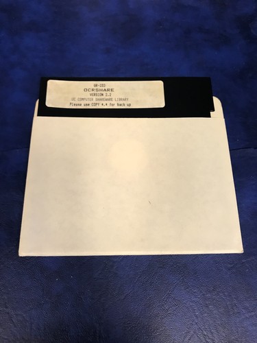 Vintage software ocr share - software,