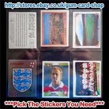 PANINI EUROPA/EUROPE '96 (1 TO 99) BLACK BACKS *PLEASE SELECT STICKERS*