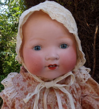 ANTIQUE DOLL - ARMAND MARSEILLE DREAM GERMAN BABY 18 INCHES HIGH