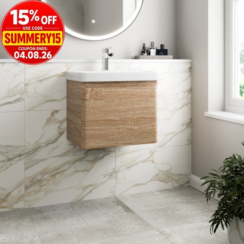 Wall mounted bathroom vanity - wall,