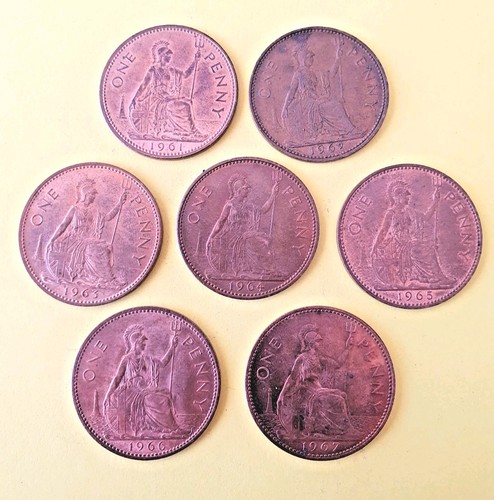 British old penny - 7, penny's