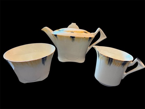 Art deco hand painted alfred - deco,