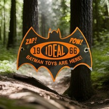 VINTAGE BATMAN PORCELAIN SIGN