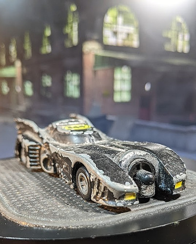 Vintage ertl batman battleworn - batman,