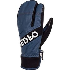 New!Oakley 2Mitten Factory Trigger Mitt 2 Mens Blue Gloves Adult