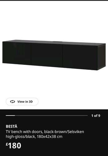 Bestå bench with doors - bestÅ,