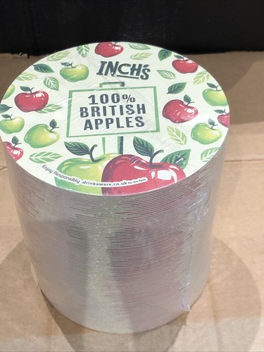 Inchs cider beer mats bar - inchs,