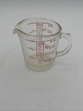 Vintage Pyrex 508 Red Letter