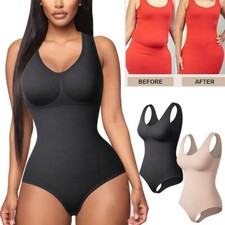 Ladies Full Body Shaper Tummy Control Slimming Shapewear Bodysuit Body Shaper