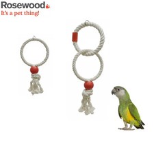 Rosewood hanging cotton parrot - rosewood,