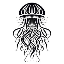Jellyfish vinyl decal - jellyfish, sticker