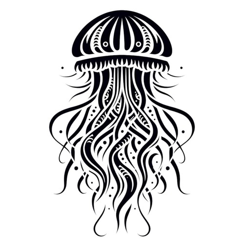 Jellyfish vinyl decal - decal, sticker