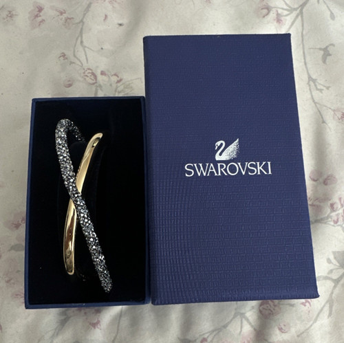 Swarovski signed crystal cuff - swarovski,