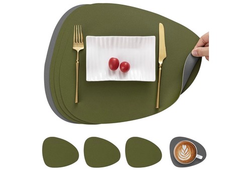 Myir jun leather table mats - myir,