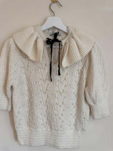 Zara cream pearl - zara,