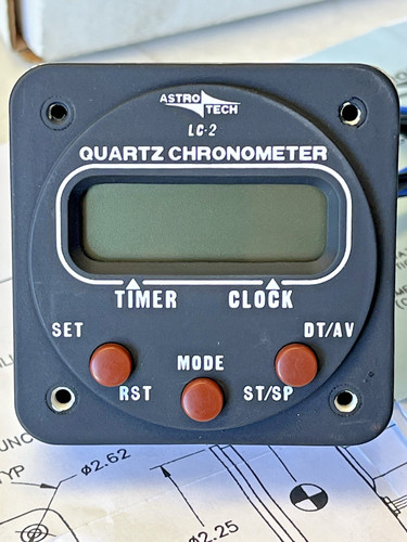 Aircraft clock astrotech - aircraft,
