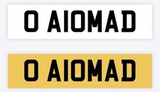 AHMAD Private number plate