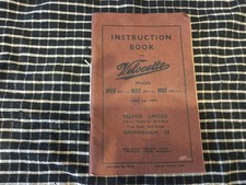 Velocette Instruction book for