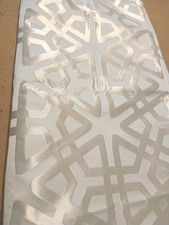 Romo Fabrics Zinc Radiance Moonbeam Cream W147cm drop 180cm 