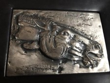 Yannis Parmakelis 999 Silver Framed Horse Wall Decorative Relief Sculpture