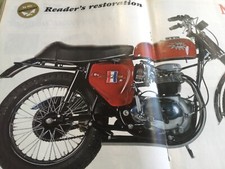 BSA SPITFIRE HORNET  MOTORCYCLE MAGAZINE ARTICLE