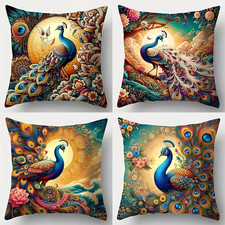 Peacock Cushion Covers 45cm x
