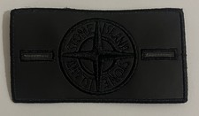 Stone Island Reflective badge heat reactive badge black to blue camo + 2 buttons