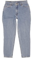 Levi's 512 Blue Skinny Slim Mom Jeans High Waisted W32 L30 (106117)